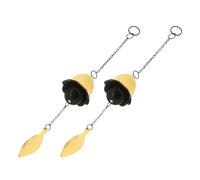 Abaodam 2 Pièces Carillons de Vent Japonais Fonte avec Pendentif Cloche de Bénédiction Traditionnelle Résistante Aux Intempéries pour Jardin Extérieur et Patio Mélodieux Commémoratif