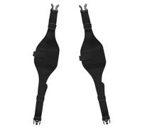 Abaodam 2 Pièces Ceinture Fitness Mic Belt Pochette Microphone Élastique Résistante Transpiration pour Sport Randonnée et Entraînement Ajustable et Facile à Nettoyer