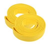 Abaodam 2 pièces Ceinture Taekwondo Jaune Résistante à Abrasion Ceinture de Karaté pour Arts Martiaux Polyvalente et Confortable