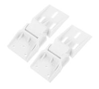 Abaodam 2 Pièces Charnière de Congélateur Petite Charnière de Porte de Congélateur Plastique Blanc 3 Trous Facile à Installer