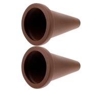 Abaodam 2 Pièces Cône de Frai Argile pour Aquarium Cachette Naturelle de Reproduction pour Discus et Poissons Abri et Facile à Nettoyer