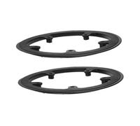 Abaodam 2 Pièces Couvercle De Plaque De Dent Protège-chaîne De Vélo Garde Chaine Velo Route Couvercle De Protection De Chaîne Protège Pignon De Vélo Garde De Pignon Black Plastique