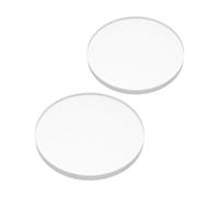 Abaodam 2 Pièces Couvercle de Protection pour Compteur D’eau, Vitre de Remplacement en Verre, Installation Sécurisée, Lecture Facile des Données, pour Maisons et Petites Entreprises