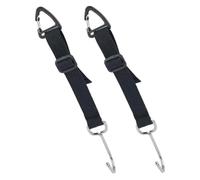 Abaodam 2 pièces Crochet pour Appuie-tête de Voiture Support Métallique Caché et Détachable pour à Dos Porte- et Vêtements Installation Facile et Solide Accessoire Pratique pour Siège