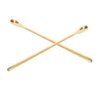 Abaodam 2 Pièces Cuillère d'alimentation Petit Et Nourriture pour Reptiles Terrarium Lézard Nourriture pour Tortue Accessoires pour Reptiles Mangeoire Acier Inoxydable