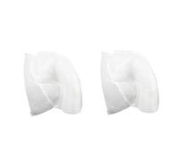 Abaodam 2 Pièces de Filtration pour Piscine Réutilisables Blanc Accessoires de Nettoyage pour de Piscine pour Capturer Impuretés et Débris