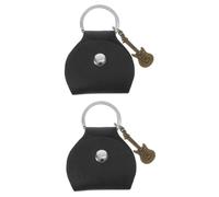 Abaodam 2 Pièces de médiators étui pour médiator Guitare Acoustique Mallette de Transport Fournitures de médiator Porte-clés Organisateur de médiators Porte-médiators Unité Centrale