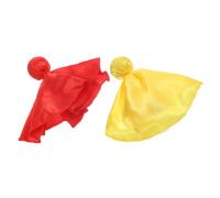 Abaodam 2 pièces Drapeaux de Pénalité pour Arbitre de Football Rouge et Orange Accessoires de Lancer Résistants pour Jeux et Fêtes