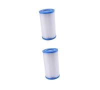 Abaodam 2 Pièces Element de Filtre VI Remplacement Nettoyage filtres Filtre à Eau de Piscine Filtre de Pompe à Eau de Piscine Abdos