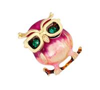 Abaodam 2 Pièces Épingles à Poitrine Hibou en Alliage, Design Clip Multifonction, Élégantes et Délicates pour Vêtements Quotidiens et Accessoires de Mode