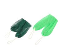 Abaodam 2 Pièces Éponge Exfoliante de Bain Africaine en Nylon, Brosse Solide pour Enlever Efficacement les Peaux Mortes, pour Usage à Domicile Voyage