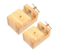 Abaodam 2 Pièces Étau de Gravure sur Bois pour Sceau, Maintien Ferme | Bois et Fer, Usage pour Pierre et Calligraphie, Design Réglable, Outil pour Artistes et Bricoleurs