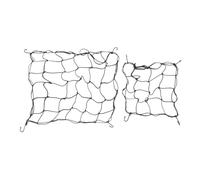 Abaodam 2 Pièces Filet de Treillis Élastique pour Plantes, Filet de Support des Branches, Noir, Polyester et Plastique, pour Tente de Culture et Serrage Intérieure, Structure de Soutien