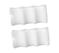 Abaodam 2 Pièces Glacière Fraîche Refroidisseur De à Lunch Congélateur à Glace Une Glacière Cas De Refroidisseur De Glace Bouteille De Glace Travail Plus Blanche Composé Polymère