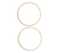 Abaodam 2 Pièces Guirlandes Décoratives Bois Soi-même Cerceaux Bois Pour Décoration De Porte Entrée Fête Kit De Bricolage