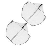 Abaodam 2 Pièces Housse Imperméable pour Porte-Golf Protection Transparente et Résistante Pluie Couvre-Housse Léger et Pliable Adapté Aux Porte-Golfs Standards et Grands pour Entraînement