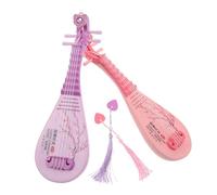 Abaodam 2 Pièces Instruments Miniatures Pipa Chinois Jouets Musicaux pour Tout-Petits Modèles Traditionnels de Luth Chinois Formation Musicale Précoce pour Garçon Fille Décoration Unique
