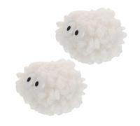 Abaodam 2 Pièces Interactifs avec Clochette Fluffy pour Intérieur Stimule Attention