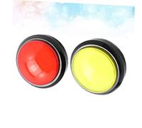 Abaodam 2 pièces Jeu de Électronique avec Bouton Poussoir LED Lumineux Interrupteur à Deux sans Pile Éducatif pour Garçon Fille et Fêtes Couleur Aléatoire Couleur Aléatoire