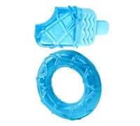 Abaodam 2 Pièces Jouets rafraîchissants pour Chiens lécher congelable Mignon grincer Alligator Pipi mec Jouets à mâcher pour Chien à mâcher rafraîchissant pour Chien Je Sky-Blue