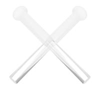 Abaodam 2 Pièces Maillet de Bol Chantant en Acrylique Bâtonnet de Frappe pour Produire un Son Résonnant, Accessoire pour Contemplation et Relaxation