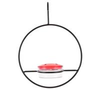 Abaodam 2 Pièces mangeoire pour colibris Alimentation mangeoire à Oiseaux Solaire Graine Ruche de Plein air Dehors pour Les Oiseaux s d'oiseaux de Jardin Plastique Noir