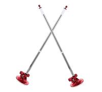 Abaodam 2 Pièces Mât De Drapeau Télescopique avec Support Présentoir pour Drapeau Extérieur Fixation De Mât De pour Voiture Et Moto