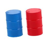 Abaodam 2 Pièces Mini Barils Huile Simulés pour Diorama Accessoires de Jardin de Fée et Décorations de Maison de Poupée Prop Miniature pour Projet DIY et Table de Sable