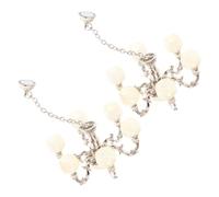 Abaodam 2 Pièces Miniature Hanging Lamps for Dollhouse Retro Ceiling Pendant Lights for DIY Mini Furniture Decoration