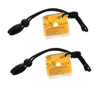 Abaodam 2 Pièces Miroir de Signalisation de Survie pour Camping Miroir Réfléchissant Pratique pour Plein Air Kayak et Navigation avec de et Lanière de Transport