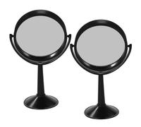 Abaodam 2 Pièces Miroir Optique D’expérimentation Rotatif Vertical Noir | Haute Précision de Rotation, Réglage D’angle Facile, Format Portable, pour Recherche et Laboratoires
