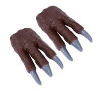 Abaodam 2 pièces Moufles Patte de Dinosaure pour Fête Cosplay Garçon Fille Griffes Mobiles Sécurisées pour Jeu Velociraptor