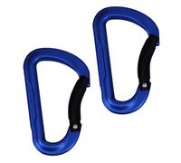 Abaodam 2 Pièces Mousquetons D Aluminium Accessoires de Camping et Escalade Design Pratique et pour Randonnées et Activités Extérieur