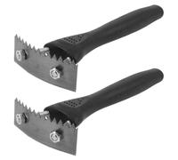 Abaodam 2 Pièces Outil de Décorticage pour Arbres Fruitiers Poignée Ergonomique, Lame en Plastique et Métal, Grosse Denture pour Greffage et Gestion Verger, Dimensions 20,5x8x3 Cm