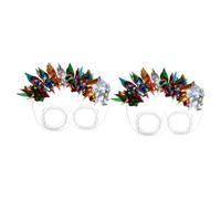 Abaodam 2 Pièces Pinwheels Réfléchissants Oiseaux String Décoration de Jardin pour Éloigner Oiseaux Protéger Cultures de Colorées