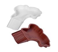 Abaodam 2 pièces Piscine pour Tortues Aquatiques avec Rampe Antidérapante Bassin Multifonction pour Reptiles Plateforme de Bain et Zone de Repos Bassin Eau et Terre pour Tortues