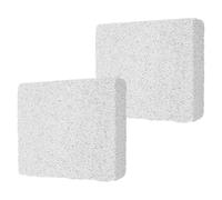 Abaodam 2 Pièces Planche à Gratter Pierre Volcanique pour Petits Animaux Accessoire Sûr pour Soins Dentaires de Lapin Cochon Hamster Chinchilla et Hérisson