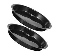 Abaodam 2 Pièces Plateau pour Plantes Plastique Lot de Soucoupes Rondes pour Pots de Fleurs pour Intérieur et Extérieur Pratique et Durable Protège Vos Surfaces des Déversements