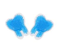 Abaodam 2 pièces Poche de Glace Réutilisable Forme Dent Gel Chauffe Froid Compresses Post-partum Soulagement Dents Sagesse Yeux Cou Corps