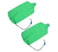 Abaodam 2 Pièces Poche d'eau pour Irrigation Sachet D'irrigation pour Plantes Eva Vert 15 L pour Arbres et Arbustes Système D'arrosage Automatique