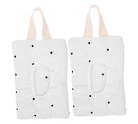 Abaodam 2 Pièces Pochette de Lingettes Rechargeable pour Poussette de Rangement Suspendu pour Lingettes Humides Conteneur Compact et Étanche pour Bébés pour Poussettes et Scooters