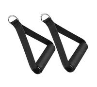 Abaodam 2 Pièces Poignées de Tirage de Résistance avec Prises Mousse Confortables pour Bandes Élastiques Accessoire de Fitness pour Système de Poulie à