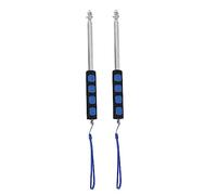 Abaodam 2 Pièces Pôle Portable Acier Inoxydable pour Guides Enseignants Pratique pour Activités Extérieures