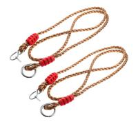 Abaodam 2 pièces Sangles de Suspension Hamac Chaise Réglables Nylon Résistantes pour Balançoire et Arbre Cordeline pour Extérieur