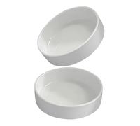 Abaodam 2 Pièces Soucoupes Céramique Durables pour Pots de Fleurs Lot de Supports Ronds pour Plantes Intérieur et Jardin Plateau Collecteur Eau Terre Accessoire Pratique pour Cache-Pots
