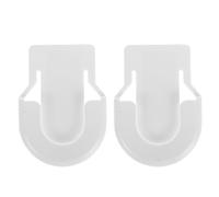 Abaodam 2 Pièces Support de Fixation Portable pour Stéthoscope en Plastique Blanc Boucle Polyvalente, Design Élégant, pour Infirmières et Médecins