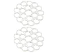 Abaodam 2 Pièces Support de Tige Spirale Transparent Ikebana Anneau Floral Réutilisable pour Bouquet Organisateur pour Vase Accessoire Polyvalent pour Décoration de Fleurs