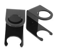 Abaodam 2 pièces Support Mural Batte Baseball Acrylique Rack Mural Créatif pour Affichage et Rangement de Battes Support pour de Collection et Souvenir Lot de Noir pour Maison et de Sport