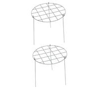 Abaodam 2 pièces Support Treillis Jardin pour Plantes Grimpantes Poteaux Métal Robuste pour Vignes et Plantes Cadre de Soutien Fixe Intérieur et Extérieur