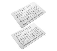 Abaodam 2 Pièces Tableau Apprentissage Braille Arabe avec Points Relief Outil Éducatif Portable Planche pour Débutants et Précis pour Malvoyants et Écoliers